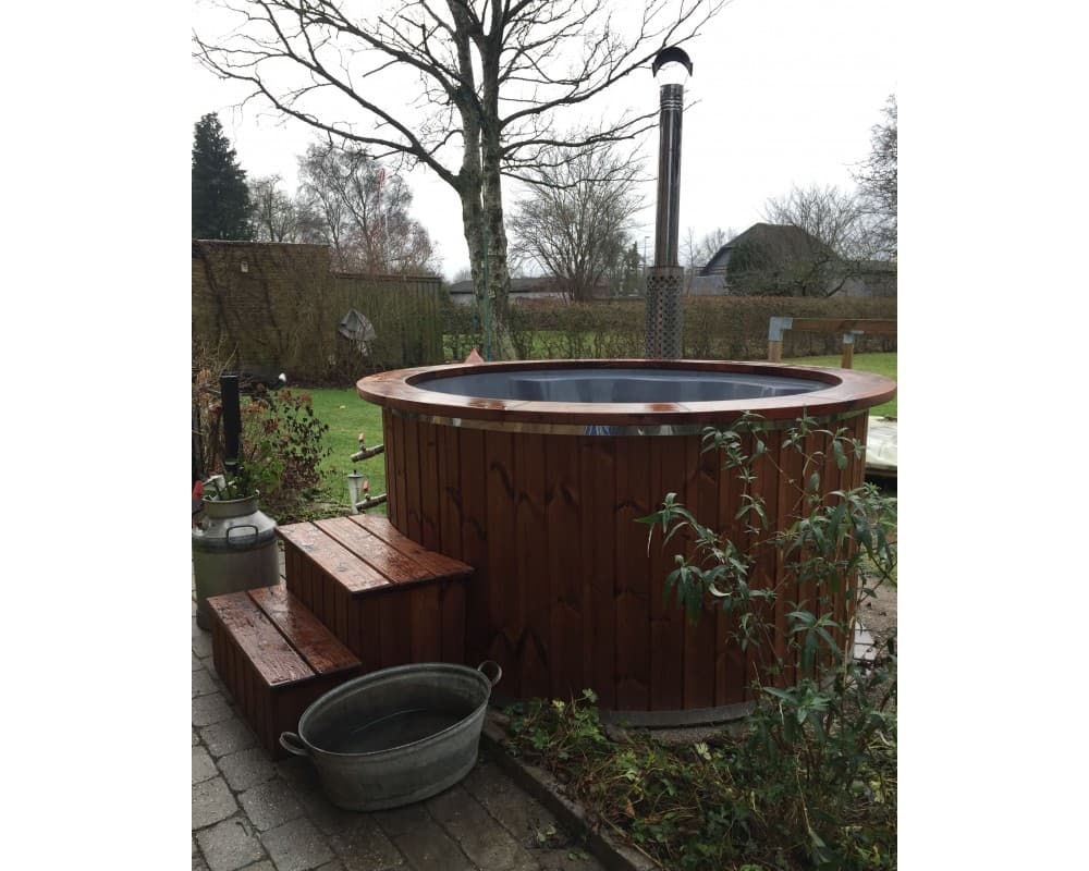 Glasfaser-Whirlpool mit integriertem Ofen, 1,82 m image 1