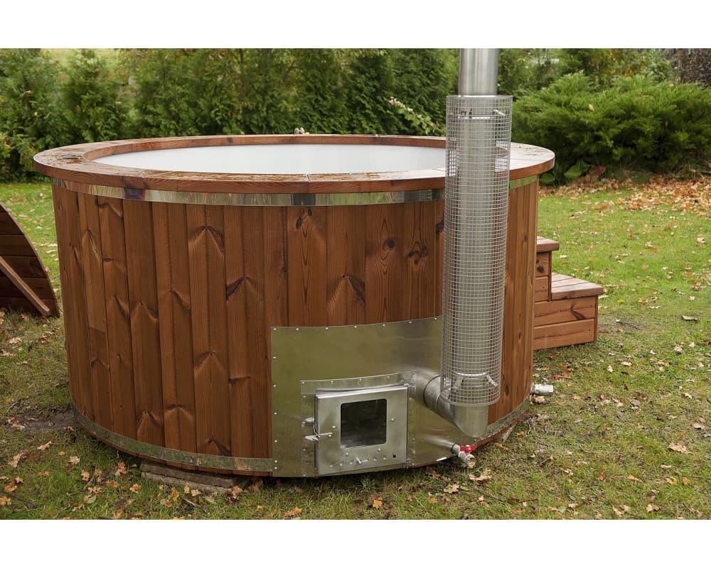 Glasfaser-Whirlpool mit integriertem Ofen, 1,82 m image 4