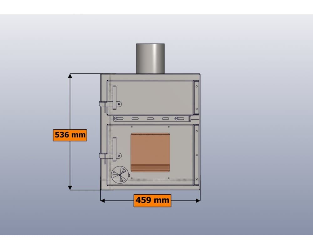 Integrierter Ofen für Kunststoff-Whirlpools KKI NP-01 (55 kW) image 3