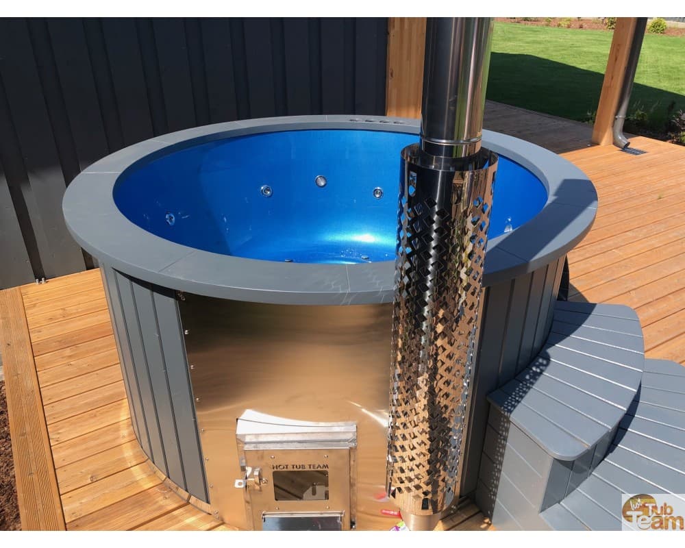 Glasfaser-Whirlpool mit integriertem Ofen, 180 cm image 4