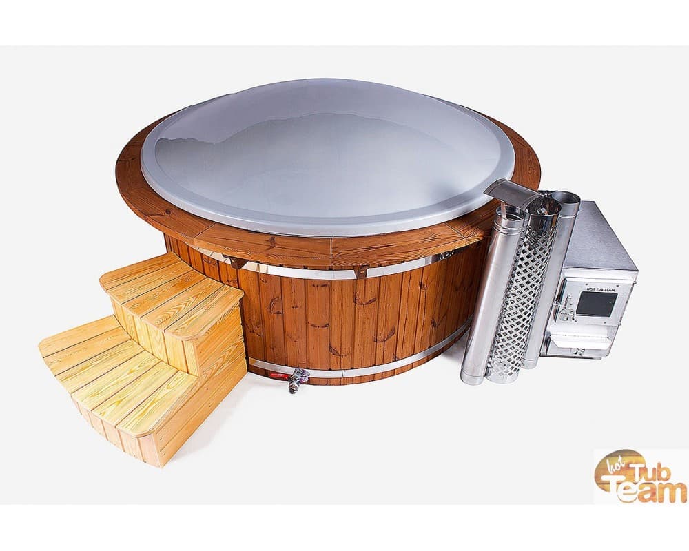 Hot Tub with Wooden Ring image 2
