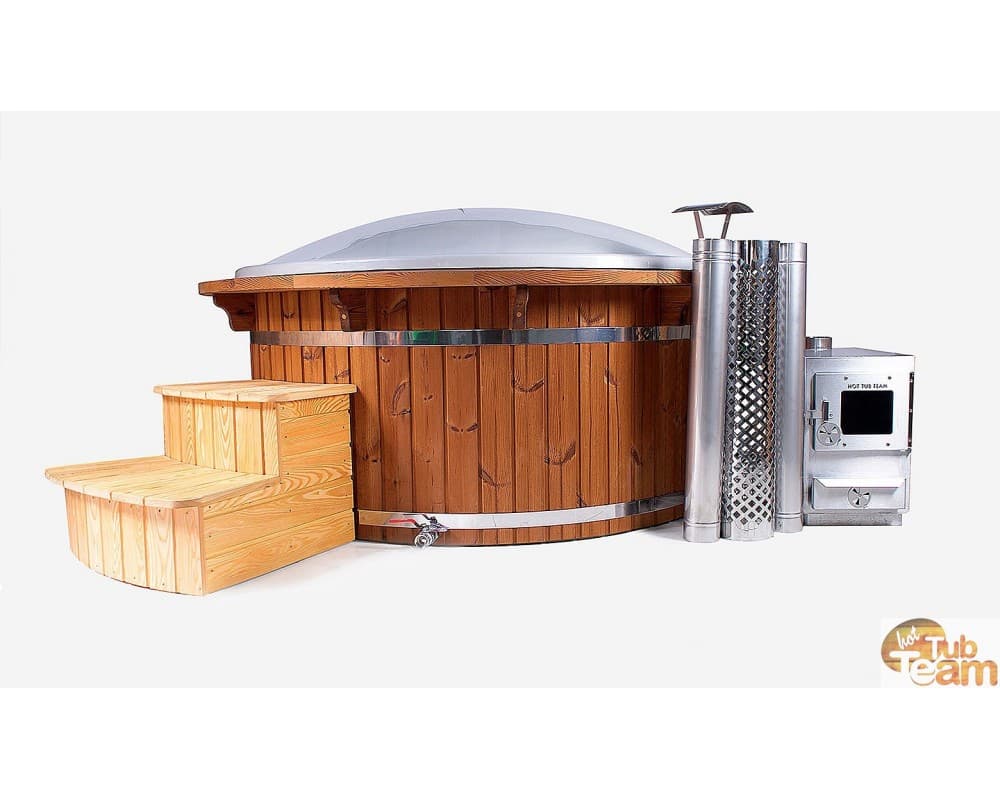Hot Tub with Wooden Ring image 4