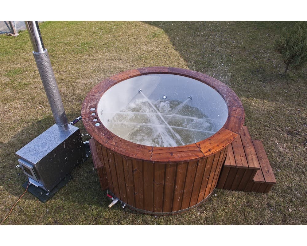 Udendørs spabad 1,6 m med massagesystem image 3
