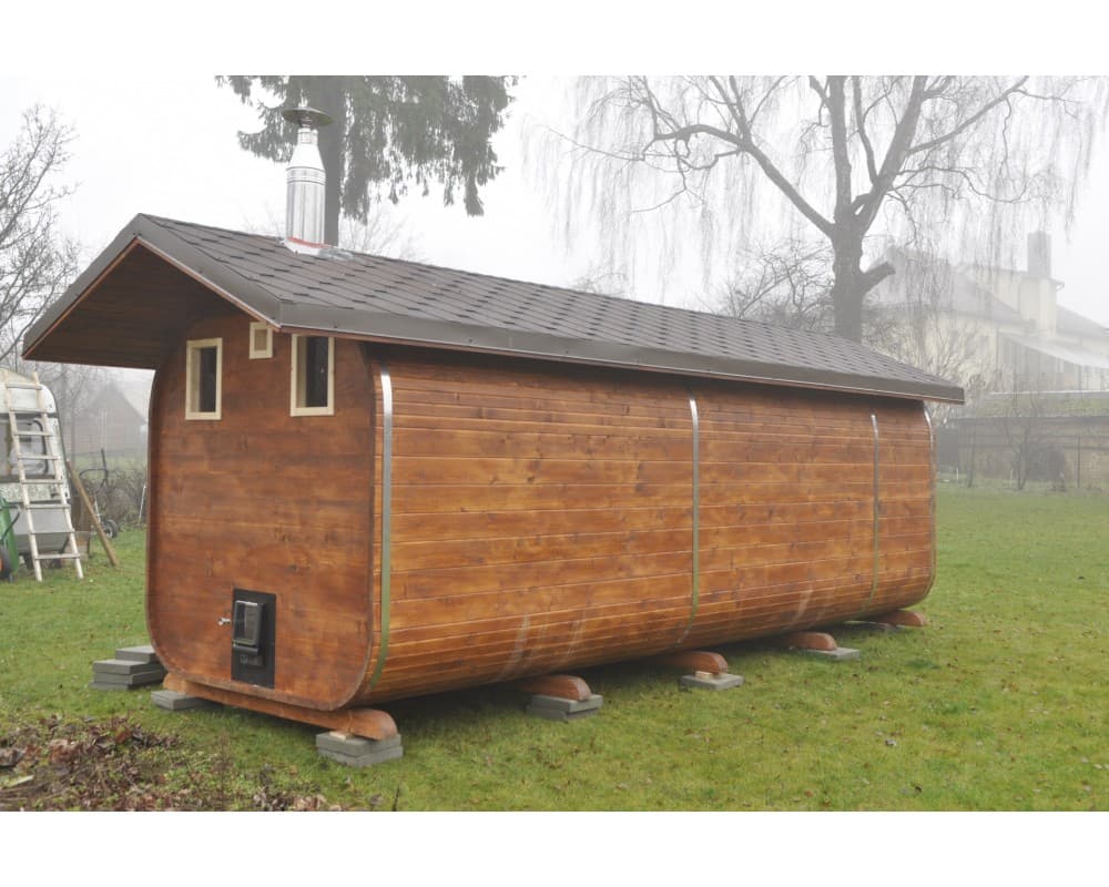 Mobil sauna med saddeltag image 2