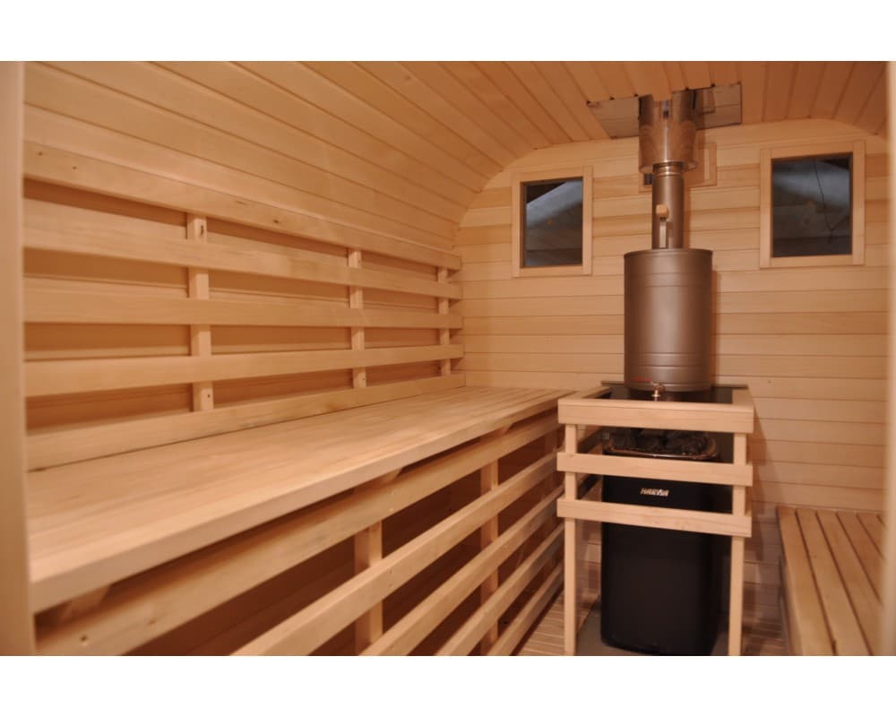 Mobil sauna med saddeltag image 4