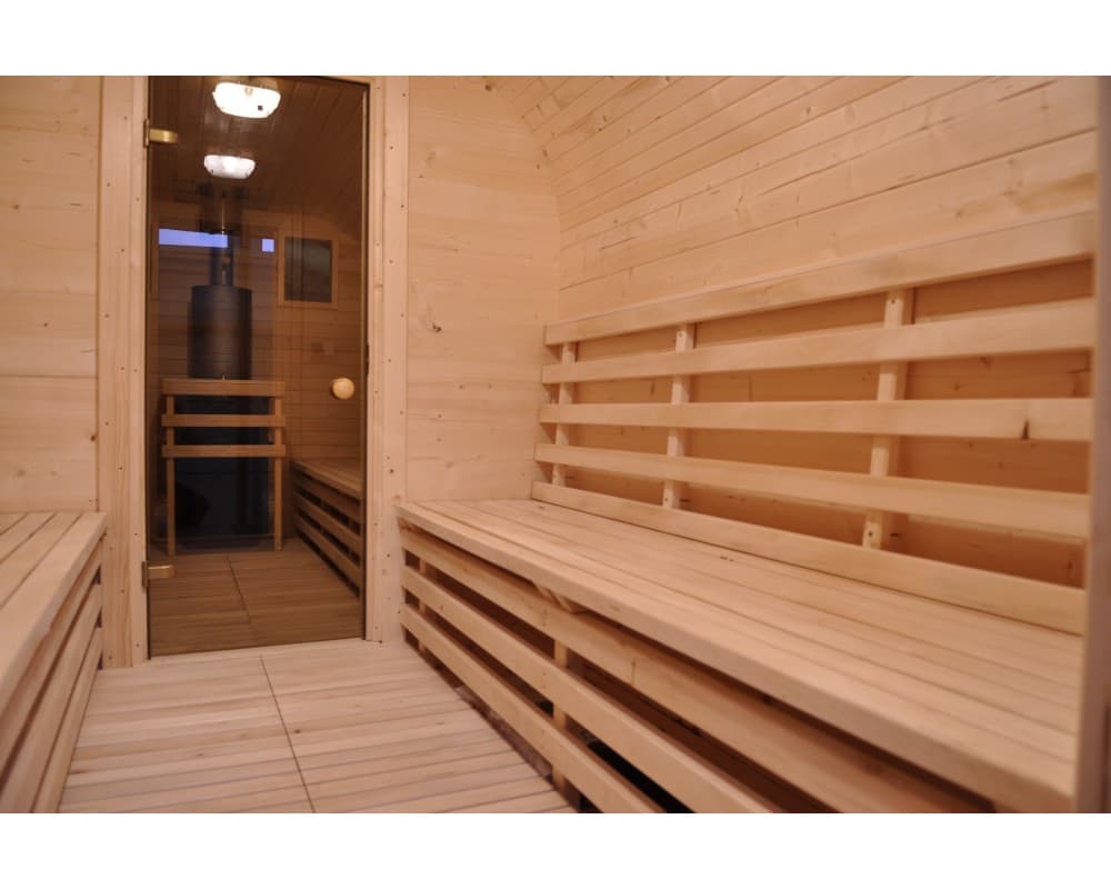 Mobil sauna med saddeltag image 5