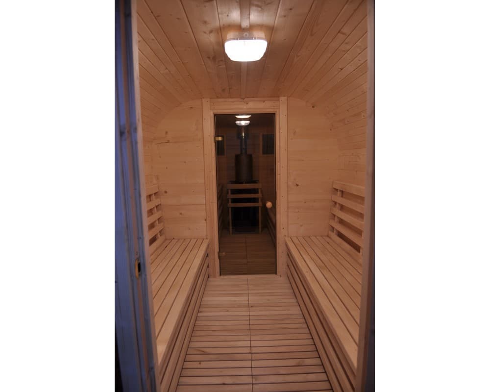 Mobil sauna med saddeltag image 3