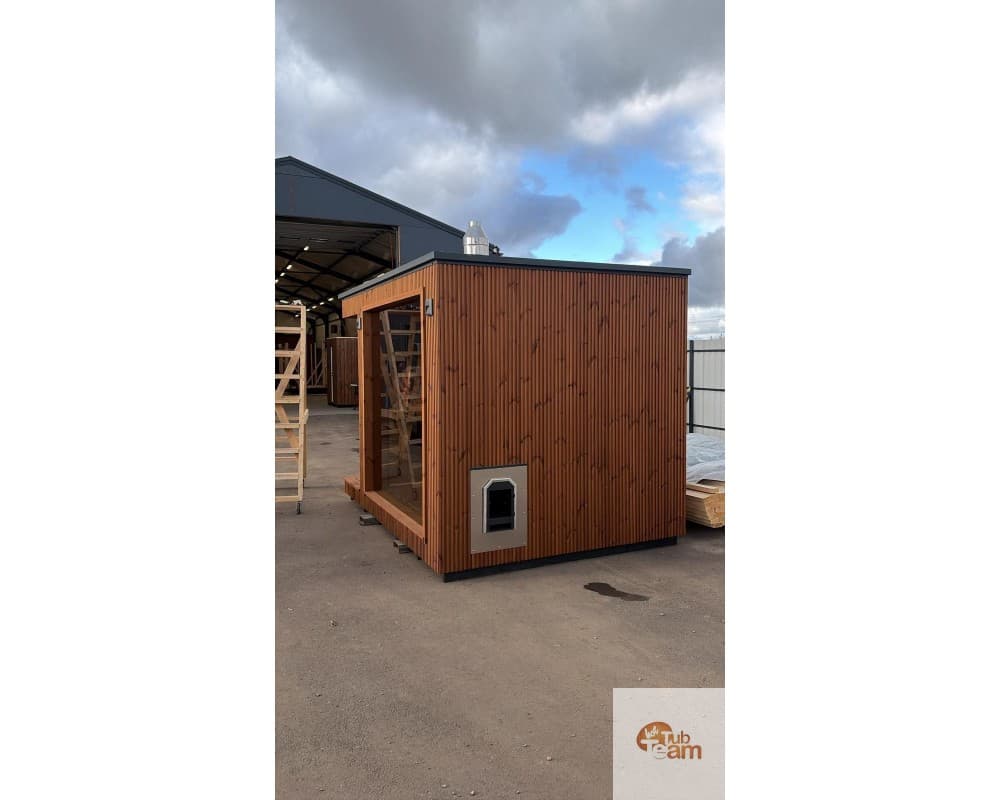 Moderne quadratische Sauna image 3