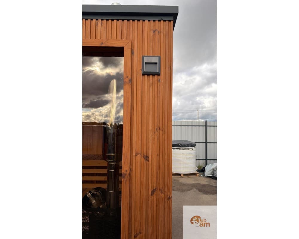 Moderne quadratische Sauna image 4