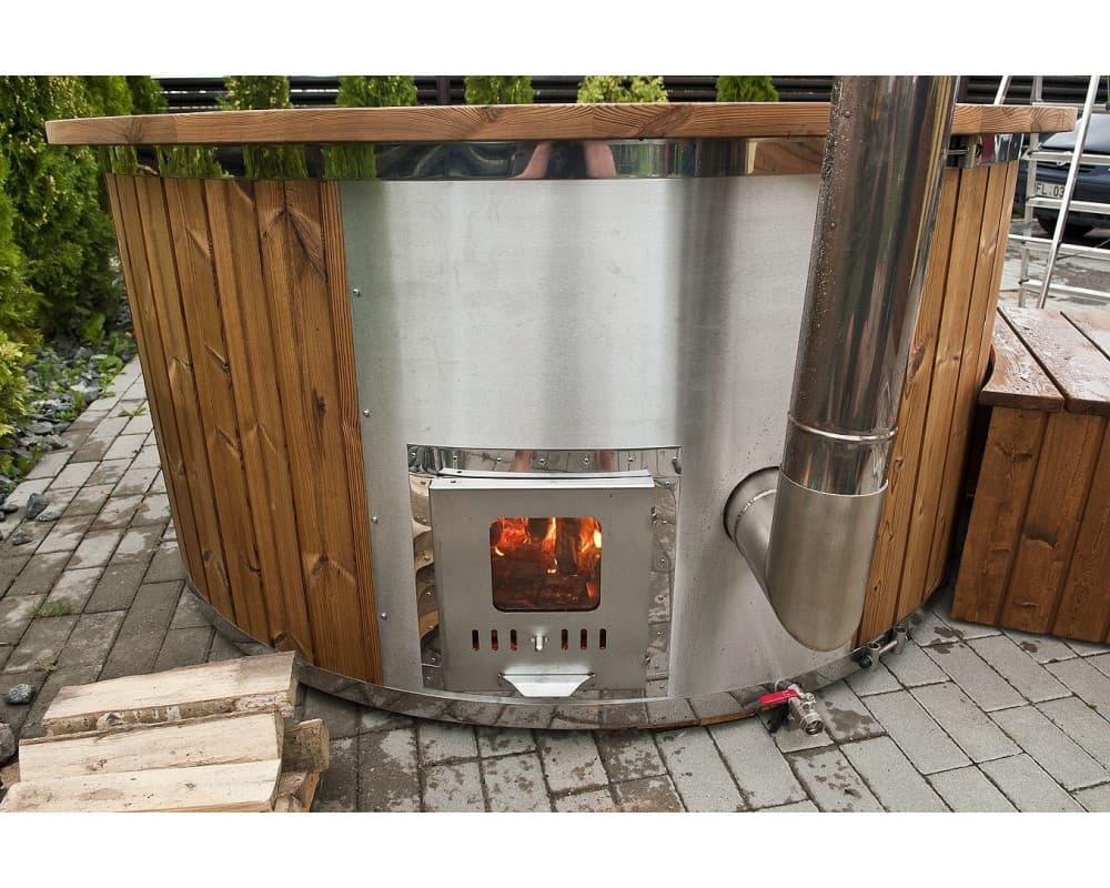 Glasfiber-spabad med integreret ovn image 3